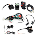 Miniatyrbild 4 av 8: Elektrisk startmotor ledningsnätssats Tillbehör Passar för GY6 125cc 150cc fyrhjuling ATV