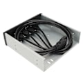 Miniatyrbilde 6 av 8: 5,25 tommers USB 3.0 Frontpanel Hub 4 porter 5 Gbps høy hastighet 19-pinners USB Frontpanel Hub for PC-datamaskin