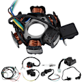 Miniatyrbillede 3 af 8: Elektrisk ledningsnet Relæ Ensretter Magneto Stator til GY6 125cc 150cc