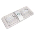 Miniatyrbilde 6 av 8: RV-tak Dobbel Leselys Touch-knapp Trinnløs 48 LED-lamper IP50 Vanntett Justerbar for Campere Tilhengere