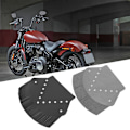 Miniatyrbild 5 av 8: Motorcykel bakskärm stänkskydd Motorcykel modifiering stänkskyddsdekoration (svart)