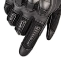 Miniatyrbillede 7 af 8: Motorcykelhandsker Hard Knuckle Åndbare Godt greb Anti-skrid Full Finger Powersports Handsker til Skovhugst Tung Industri Sort M