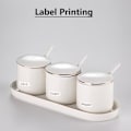 Miniatyrbillede 3 af 5: Labelprinter Bluetooth termisk printer til små virksomheder, velegnet til tekstetiketter med stregkoder og priser