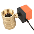 Miniatyrbillede 5 af 8: 220V AC G2 DN50 Motoriseret kugleventil i messing til elektrisk styring