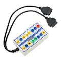 Miniatyrbillede 3 af 8: OBD2 Breakout Box Højtydende Pinout Detektor Universal til bil OBD Line Signal Transmission