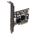 Pikkukuva 3 / 8: PCIe Type C -kortti 10 Gbps Nopea kullattu pinni Etutyyppi E PCIE USB3.2 -laajennuskortti pöytätietokoneelle