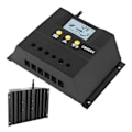Miniatyrbillede 7 af 8: PWM Solcelleanlæg Lad/Udladningsregulator Batterisystem LCD Display 50A 12V/24V