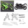 Pikkukuva 7 / 8: Etuosan jalkatapit Jalkatapit Kiinnikkeet Sarja Sopii KAWASAKI NINJA ZX6R ZX636