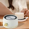 Miniatyrbillede 4 af 4: Lys Smelte Varmer Aromaterapi Lys Smelte Varmeplade Lys Brænder Stue Elektrisk Lys Varmer white