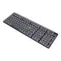 Miniatyrbillede 3 af 8: 132 Taster Mekanisk Tastatur Keycaps CBSA Højde Transparent Ergonomisk DIY Klar Keycaps Hvid Blå Bogstaver