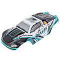 Miniatyrbilde 1 av 8: RC Bilkarosseri PVC Reservedeler Høy Slagfasthet Karosseriramme for SCY 16101PRO 1/16 RC Biler Cyan