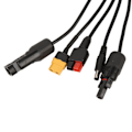 Miniatyrbilde 5 av 8: Solcellepanel med kontroller Monokrystallinsk 250W Dobbel USB-port lading 12V 24V 48V Høy konverteringshastighet for bobil campingvogn