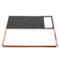 Pikkukuva 5 / 8: Xiaomi MIX Fold 2 -taitettavan puhelimen nahkainen suojakotelo, krokotiilikuvio, naarmuuntumaton, musta