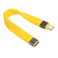 Pikkukuva 3 / 8: Lyhyt USB C - USB C joustava kaapeli, tyyppi C uros - naaras, PD 100W 5A nopea lataus, 40 Gbps tiedonsiirtokaapeli