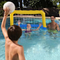 Miniatyrbild 5 av 5: Uppblåsbar poolvolleyboll, basketboll, volleyboll, poolleksaker, basketboll, vattensporter