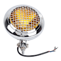 Miniatyrbillede 4 af 8: 12V LED Rund Motorcykel Forlygte Retro Stil 60W Høj/Lav Stråle Gult Lys Forlygte Vandtæt