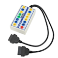 Miniatyrbillede 5 af 8: OBD2 Breakout Box Højtydende Pinout Detektor Universal til bil OBD Line Signal Transmission