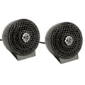 Miniatyrbillede 4 af 8: 2 stk. 150W Dome Diskant Høj Følsomhed 2 Vejs System Sort Mini Audio Diskant til Billaudsystemer
