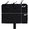 Miniatyrbild 4 av 4: Trippel Magasinficka 4 Webbanslutningar Molle System Elastiskt Band 1000D Nylon för Utomhusträning Klädtillbehör (svart) black