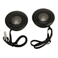 Miniatyrbillede 3 af 8: 2 stk. Bil Højttaler Diskant Hifi Sort Kompakt Struktur 150W Dome Diskant med Base til Alle Bils Lydsystemer