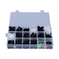 Miniatyrbillede 8 af 8: 460 stk. Fastgørelsesclips Push Retainer 19 Størrelsessortiment Universal til Bilkarosseri Fender Hætte Dash Panel