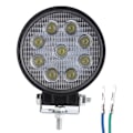 Miniatyrbilde 1 av 8: 9LED 27W Arbeidslys 6000K 2700lm Høy Lysstyrke Frontlys IP67 Beskyttelse for ATV UTV Lastebil