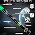 Miniatyrbild 2 av 4: Lightsaber Rgb 7 Color Variable Electronic Lightsaber Fx Sound silver