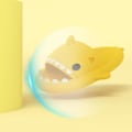 Miniatyrbild 3 av 5: Shark Tofflor Halkfria duschtofflor Badrumstofflor Mjuka sommarsandaler för flickor och pojkar New V Grey 40 41