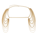 Miniatyrbild 4 av 5: Punk Shoulder Chain Tofs Layered Upper Arm Chain Metal StylE2