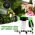 Miniatyrbild 4 av 11: Portabel Hund Jet Spray Gun WithS Oap Dispenser Pup Jet Multi-poi green one-size