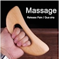 Miniatyrbild 1 av 6: Träterapi Gua sha massageverktyg
