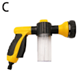 Miniatyrbild 10 av 11: Portabel Hund Jet Spray Gun WithS Oap Dispenser Pup Jet Multi-poi black one-size