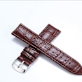 Miniatyrbild 7 av 11: Klockarmband i Läder (Vintage-design) Vit 18mm