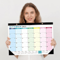 Miniatyrbild 5 av 5: 2023-2024 Kalender -18 månader att se Wall Planner Kalender Från juli 2023 - Dec 2024, Riv av månadskalender med tjockt papper