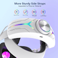 Miniatyrbilde 5 av 10: Hoderem Elite Strap med 12000 mAh batteri | for Meta Quest 3S &amp; Quest 3