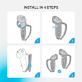 Miniatyrbilde 4 av 8: BOBOVR G3 Plus Controller Cover | for Meta Quest 3&3S