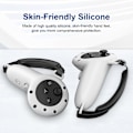 Miniatyrbillede 4 af 8: Silikon Controller Covers + Holder til Meta Quest 3S, 3 | Grå