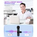 Miniatyrbillede 3 af 3: 2,4 GHz trådløs Lavalier-mikrofon til lyd-/videooptagelse