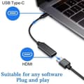 Miniatyrbillede 5 af 5: Usb C til HDMI-adapter, 4K Type-c til HDMI-adapter til Thunderbolt 3 Black