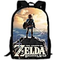Miniatyrbild 2 av 5: Spel The Legend of Zelda Breath of The Wild Barnryggsäck Kawaii Fritid Kindergarten Student Skolväska Bokväska Barnpresent style 3