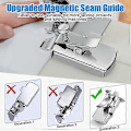 Miniatyrbild 2 av 5: Uppgraderad Magnetisk Sömnadsguide för Symaskin, Magnetisk Sömnadsguide med Klämma, Universell Sömnadsguide, Fållguide, Multifunktionell Fållguide för Sömnad