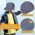 Miniatyrbild 4 av 5: Basebollkeps för barn Småbarn Pojke Flicka Solskydd Hatt Bomullshattar, Solhatt för Baby Flickor Pojkar Barn