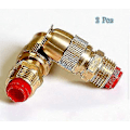Miniatyrbillede 4 af 4: 2 stk. Messingspraydyse Havevander 1/2\"(dn15) Spray Atomizerdyse Vandslange Fitting Fitt