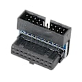 Miniatyrbild 2 av 3: PH19-A Moderkort för stationär dator USB3.0 Sockel 90 Graders Vinklad USB-Sockelomvandlare