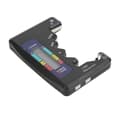 Digital Batterikapacitetsmätare Universal D C N AAA AA 9V 1.5V Knappcell Analysator Svart