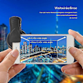 Miniatyrbillede 2 af 5: Universelt telefonkameralensesæt, 0,45X vidvinkel og 12,5X makro clip-on linser til iPhone og de fleste Android smartphones.