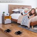 Miniatyrbild 4 av 5: Väggklättring Fjärrkontrollleksaker för pojkar, Halloween busleksak för barn, realistiska falska roliga batteridrivna robotpresenter till födelsedagsfestsaker