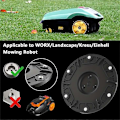 Miniatyrbilde 4 av 5: RSD-01 Kompatibel for WORX / Landxcape / Kress / Einhell Plenklipper ABS 6-Blads Kutterhode Dreieskive