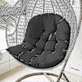 Miniatyrbilde 4 av 5: Hengende Egg Swing Hammock Stol Sete Tykk Pute Puteputer for Hage Innendørs (inkluderer kun setepute)