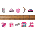 Miniatyrbild 3 av 5: 1st Barbie Doll Series Croc Berlocker Designer For Girl Sko Berlocker Croc Tillbehör För Classic Clog Barn Present Hot Rea LAN29-04